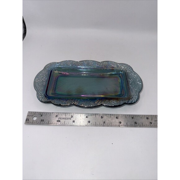 Vtg Carnival Glass Dish - Picture 3 of 4